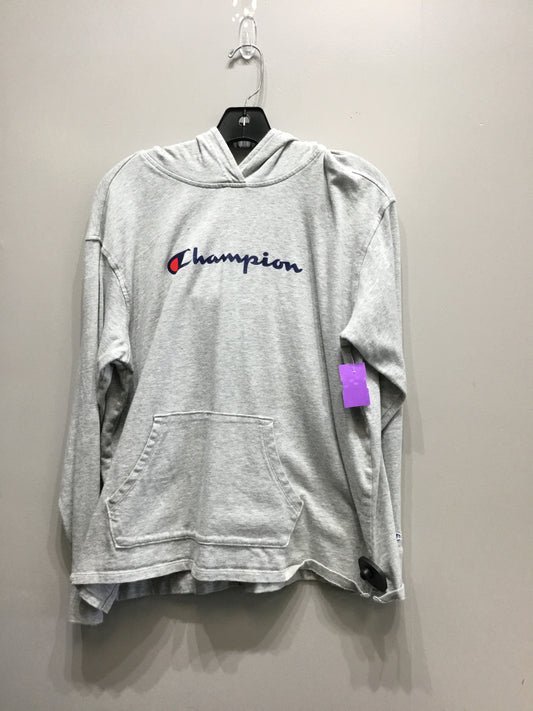 Athletic Sweatshirt Hoodie By Champion  Size: L