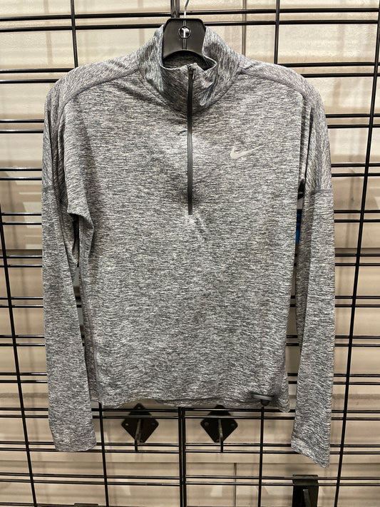 Athletic Top Long Sleeve Collar By Nike  Size: Xs
