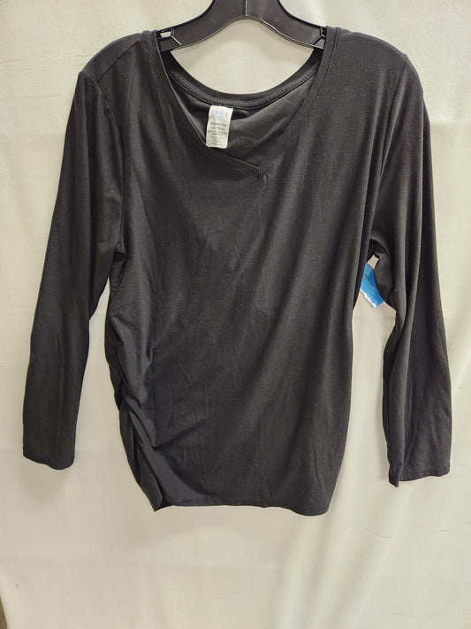 Maternity Top Long Sleeve By Time And Tru  Size: L