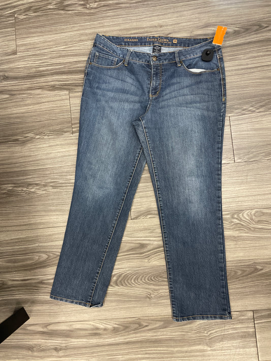 Jeans Straight By Faded Glory  Size: 18