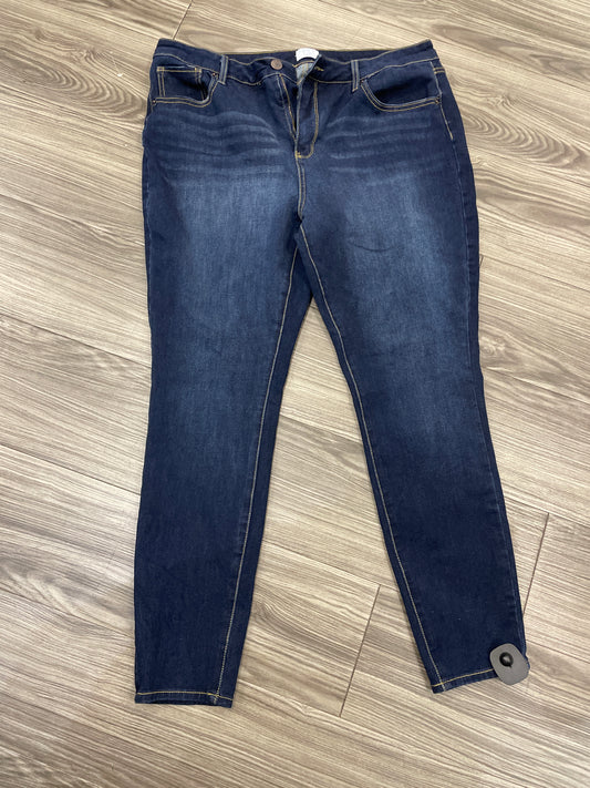 Jeans Skinny By Time And Tru  Size: 18