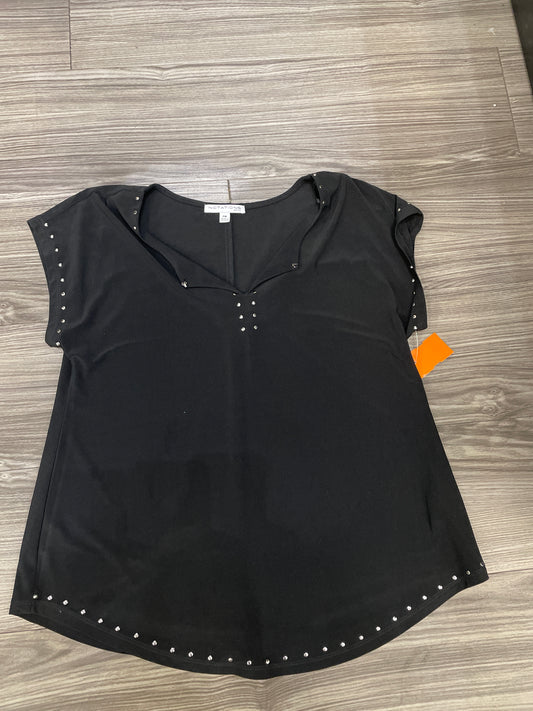 Top Short Sleeve By Notations  Size: Petite  Medium