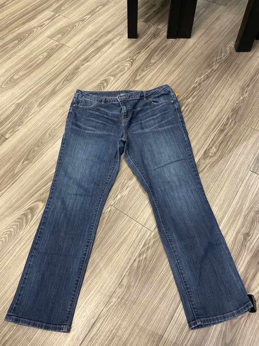Jeans Relaxed/boyfriend By Simply Vera  Size: 16
